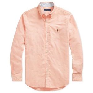 Men’s POLO Button Down Oxford | Light Orange | L